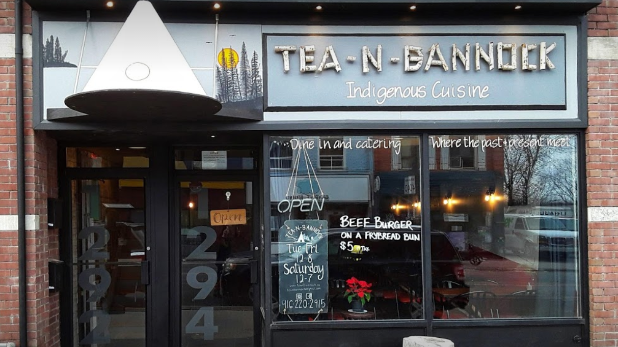 Tea and Bannock Indigenous food